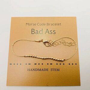 ($8) Bad Ass Morse Code Bracelet